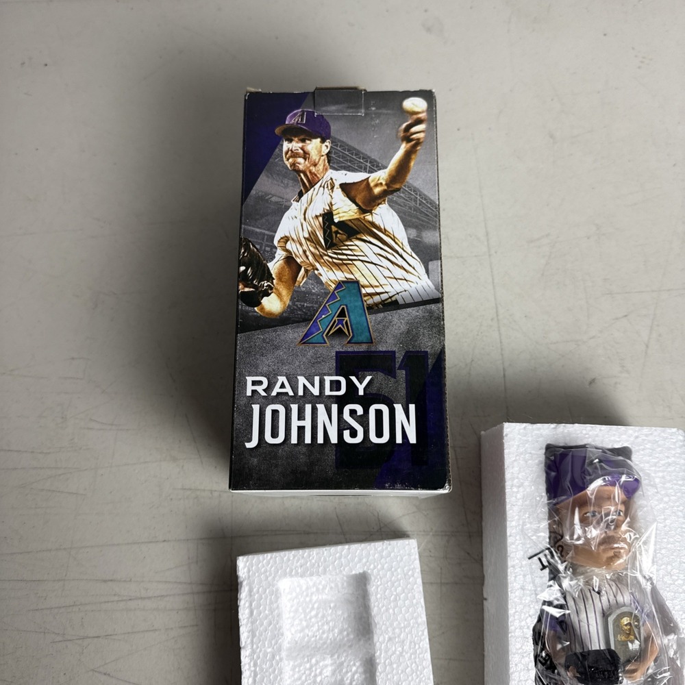 Arizona Diamondbacks Randy Johnson Commemorative Bobblehead New Hall of Fame - Picture 3 of 9
